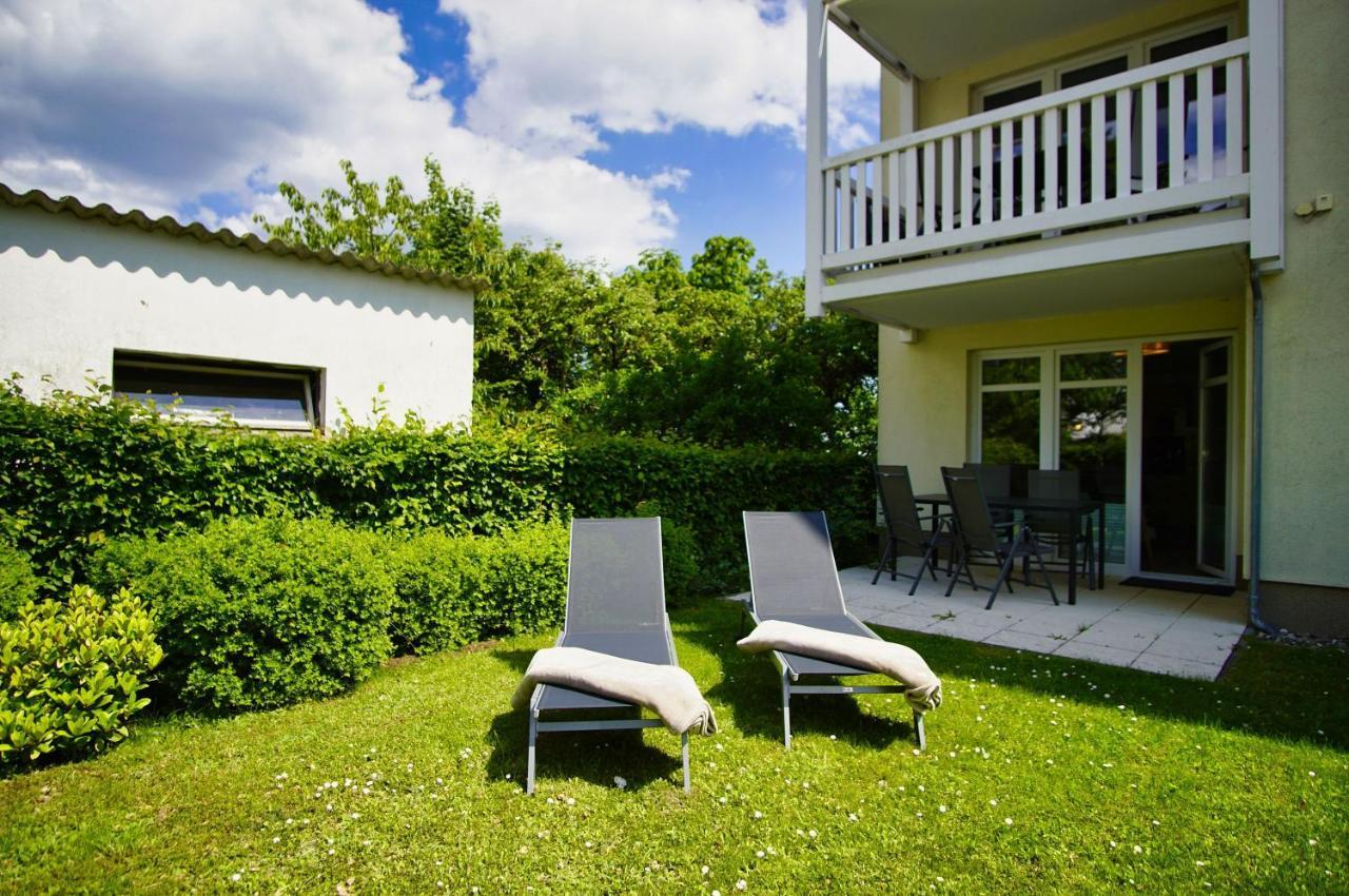 Terrasse, Gratis Nutzung Vom Ahoi Erlebnisbad Und Sauna In Sellin - Meeresblick Fewo 77 Goehren  Exterior foto